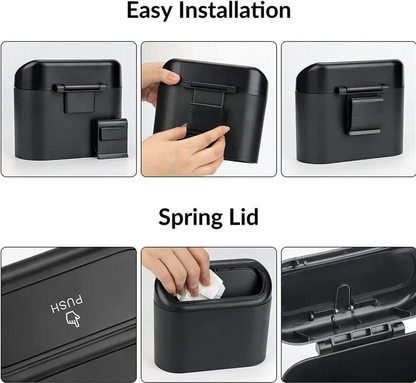 Car Trash Bin Easy Installation