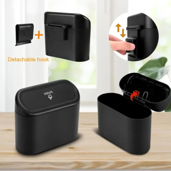 Car Trash Bin Detachable Hook